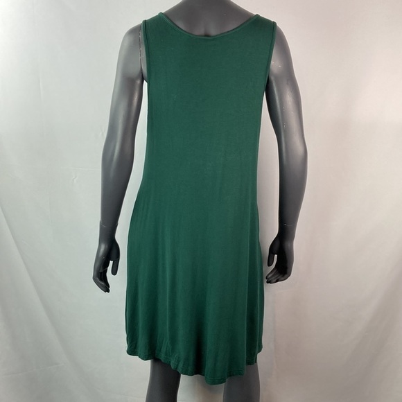 Bishuige dark green sleeveless dress large nwt - Picture 4 of 6